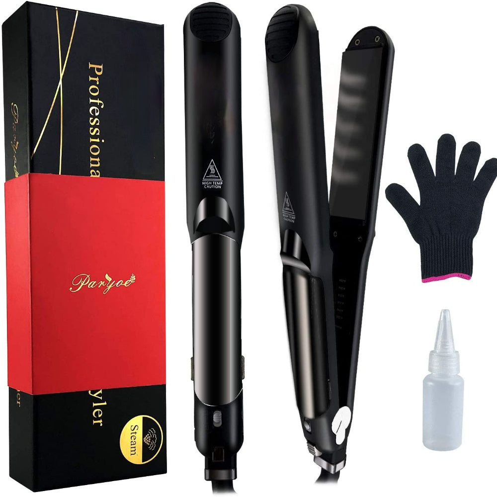 Professional hair 2024 steamer straightener