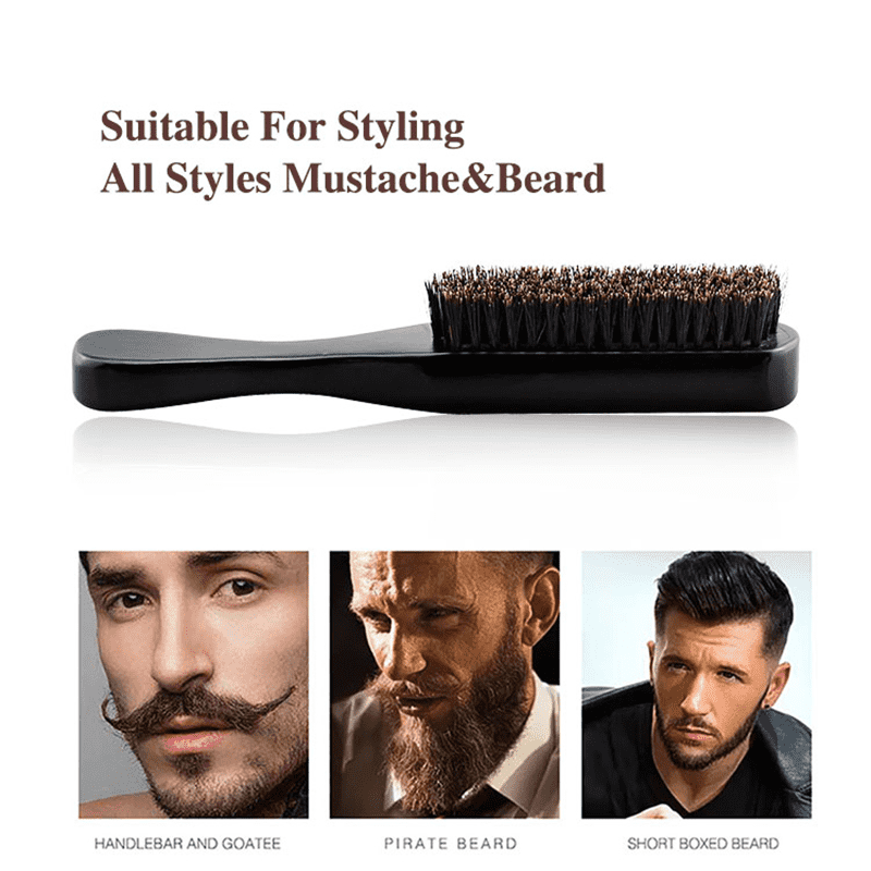 Wooden Beard Mustache Brushes Men Styling Tools | UBEATOR